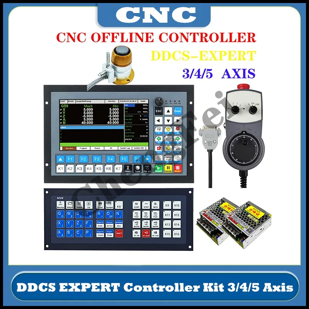 

CNC Special offer Offline Controller DDCS EXPERT/M350 3/4/5 Axis 1MHz G-Code for CNC Drilling Milling Replace mach3 ddcsv3.1/4.1