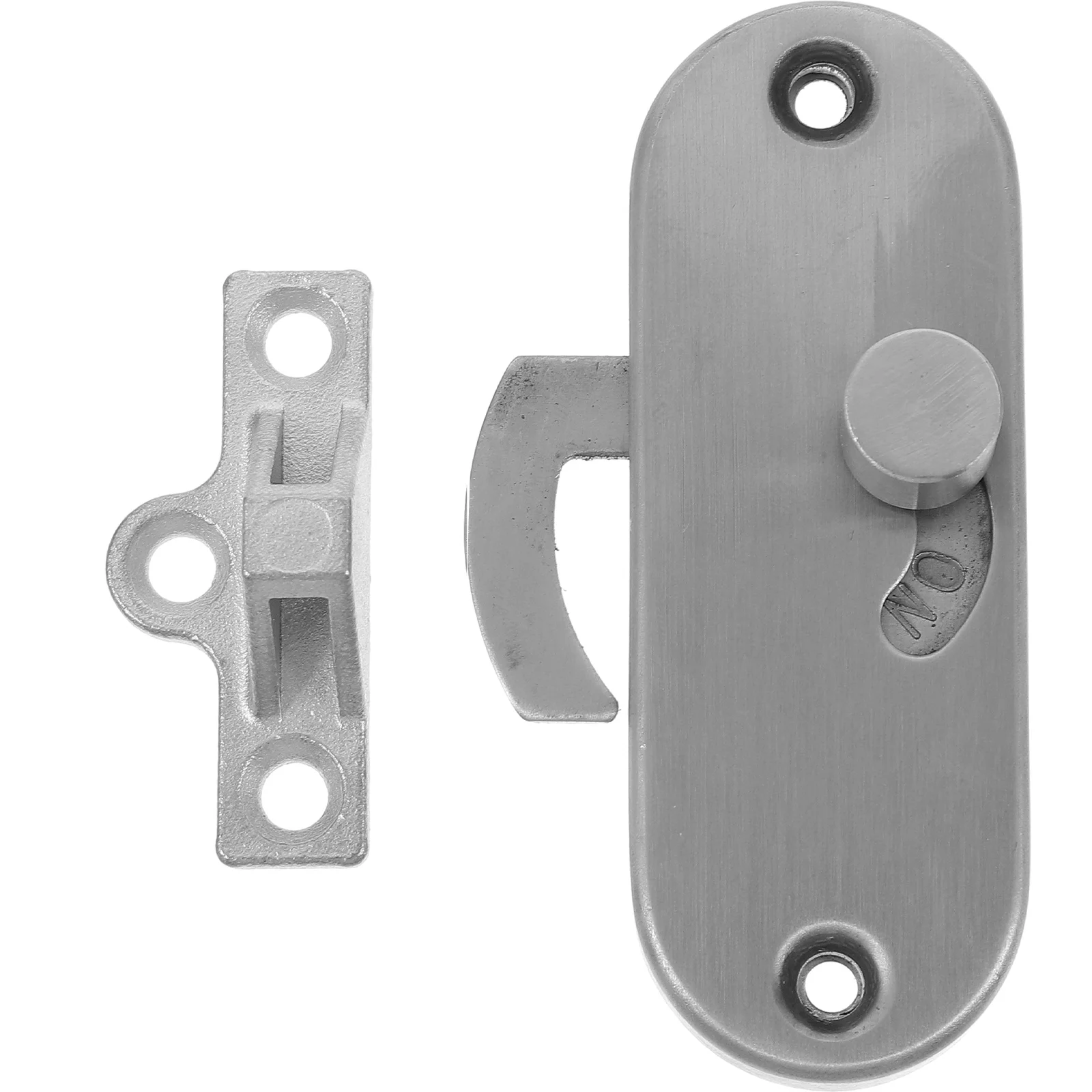 Aluminum Alloy Sliding Door Lock Privacy Barn Door Locks Easy Install Stainless Steel Gate Latch Wooden Fence Doors Gates