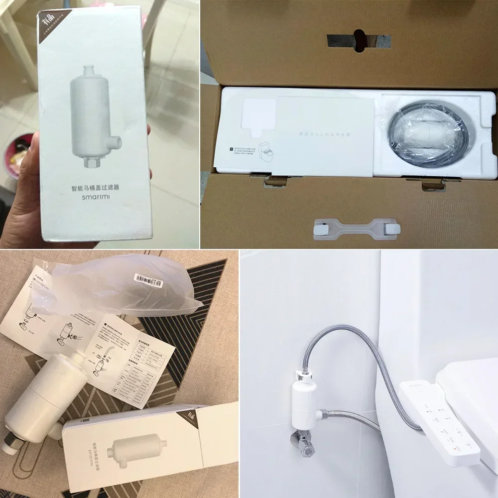 Filtro per sedile WC Smartmi, filtro acqua intelligente per WC, accessori per bagno domestico per sedili WC intelligenti - immagine 5