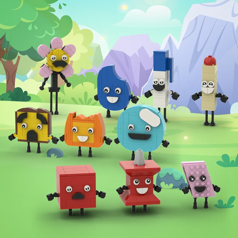 MOC bпии ролевая игла Вуди Teardop, мяч для гольфа, кирпич, набор строительных блоков Битва за остров мечты, кирпич детская игрушка