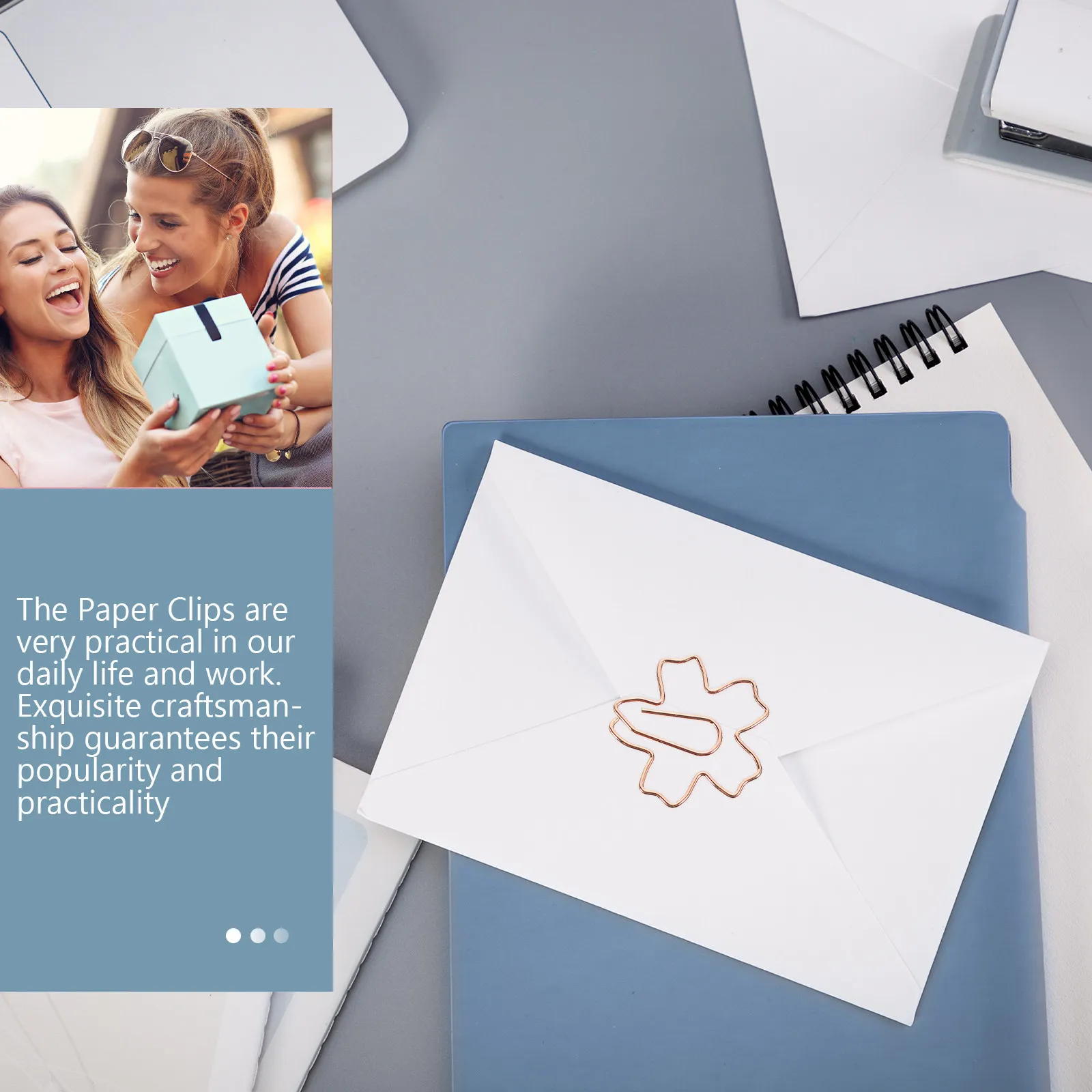 36Pcs 꽃 모양의 종이 클립 크리 에이 티브 금속 장식 북마크 사무실 학교 용품 메모 클립 주최자 파일 클램프