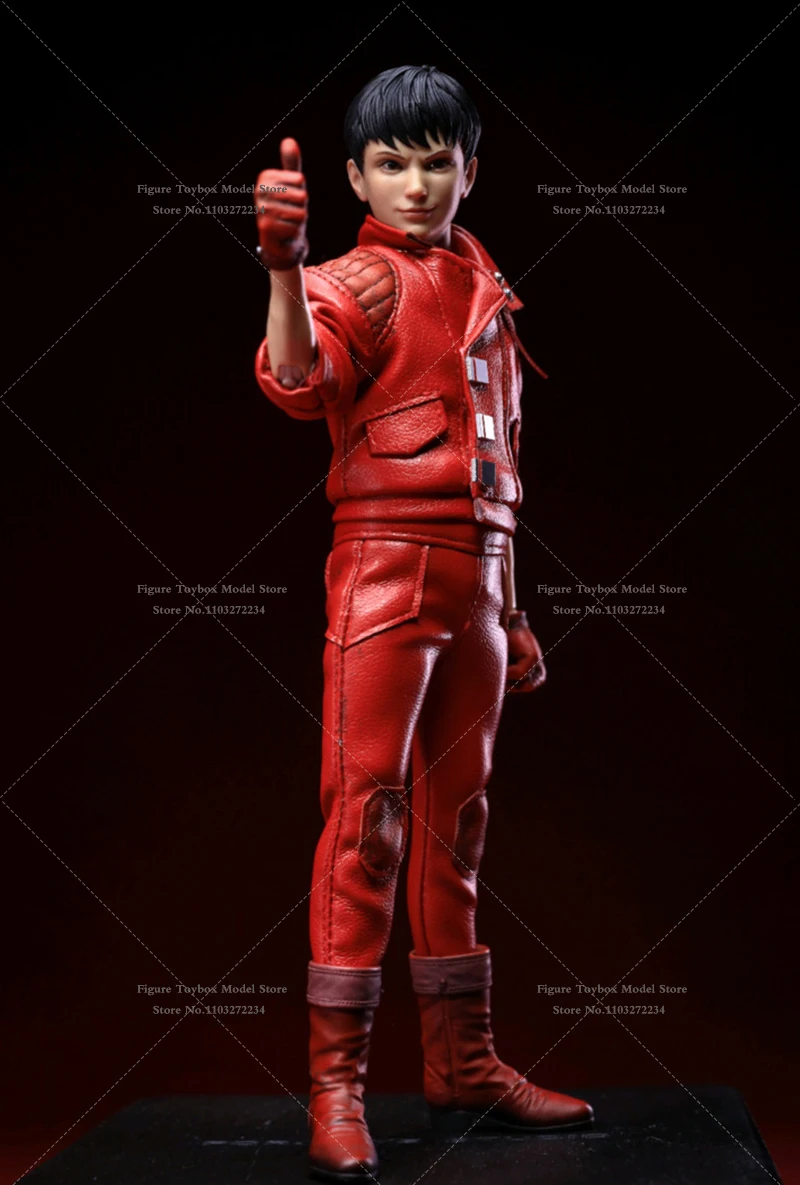 POR TOYS 1/12 Red Leather Motorcycle Boy Kaneda Akira Action