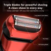 Sejoy Razor Electric Shaver Professional Reciprocating Shaving Machine with Beard Trimmer for Men IPX7 Waterproof FK-608 2