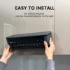 EDON E868 Wall-Mounted Air Cooling Fan 20W Power Quick Cooling Easy To Install Leafless Home Kitchen Air Conditioning Fan 4