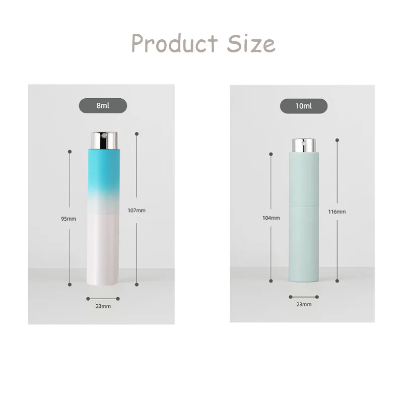 10ml Portable Mini Refillable Perfume Bottle Spray Empty Cosmetic Containers Atomizer Bottling For Travel Tool 6