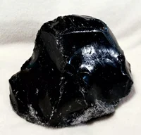Natural Rough Black Obsidian Irregular Shape Raw Quartz Healing Crystals Stones Mineral Rock Specimen Decoration 2