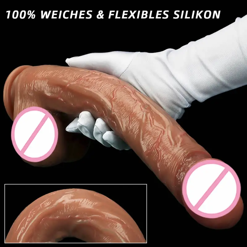 Realistic Soft Silicone dildo with 3XLR and Vac-u-lock connector for Sex Machine Big penis Anal plug Vaginal Masturbator