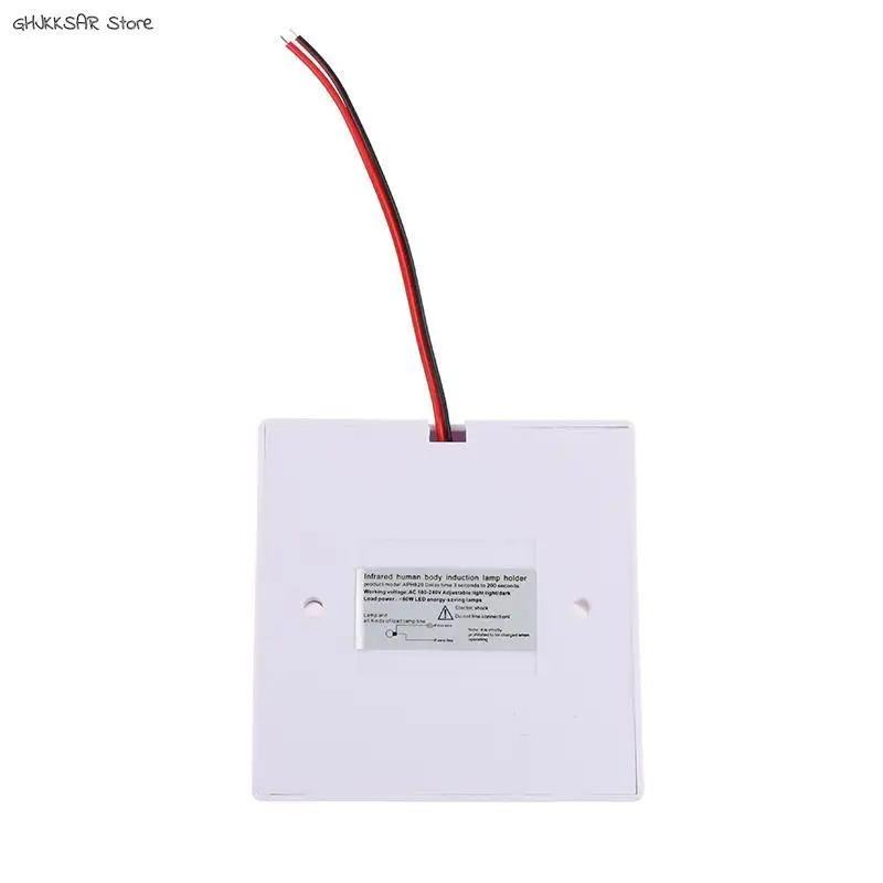 Lamp holder 1x NEW Nut Socket With PIR Motion Sensing Switch AC 90V-250V