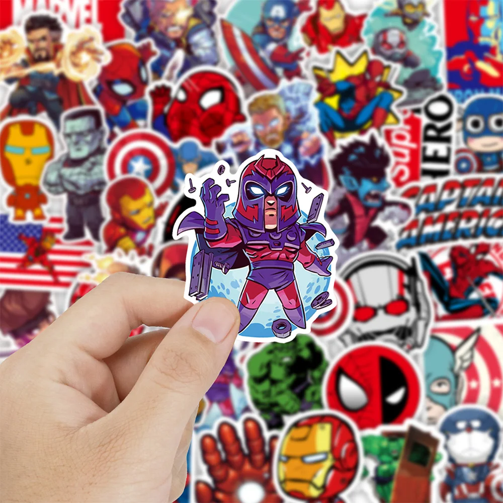 10/30/50/100pcs Disney Marvel Vintage The Avengers Super Hero Anime Stickers Cartoon Decal Laptop Car Motorcycle Funny Sticker 4