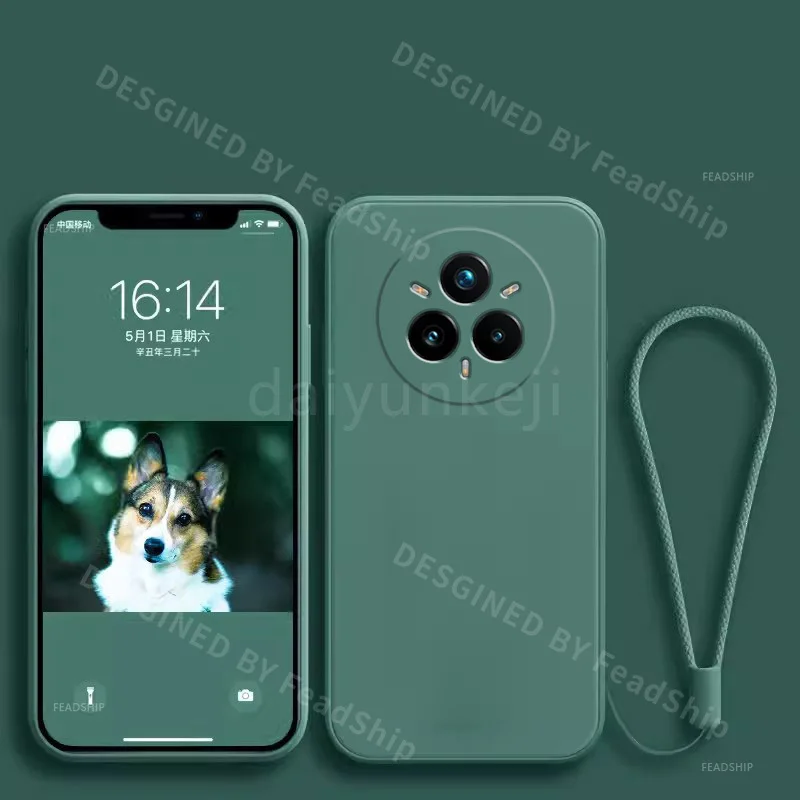 Luxury Silicone Protective Phone Case with Screen Film Protector