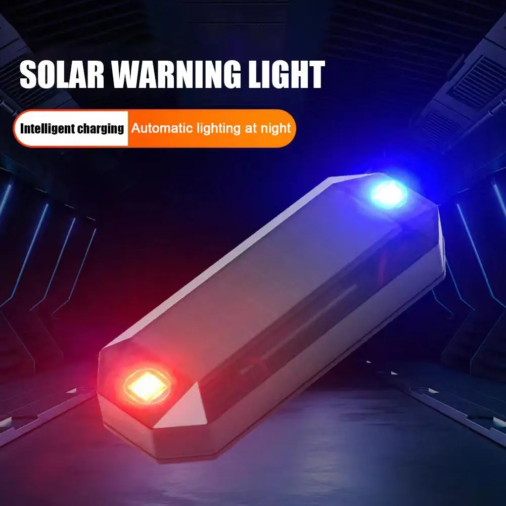 

Car Solar Strobe Warning Light Led Warning Light Universal Caution Flashing Bright Surface Light Traffic Flashing Safety Ro C8u6