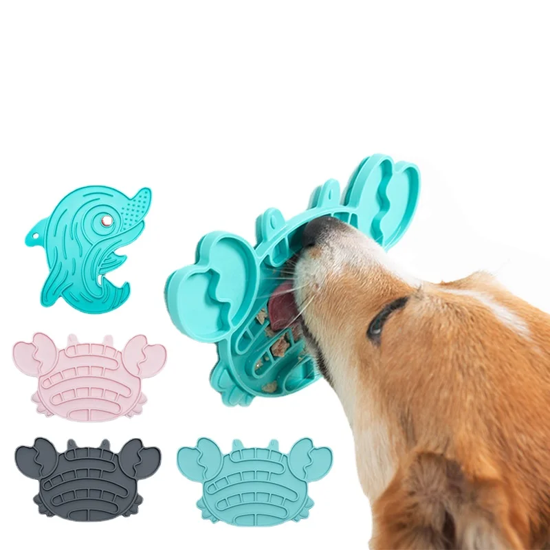 Silicone Pet Licking Pad Dog Slow Food Pad Cat Slow Food Pad Anti