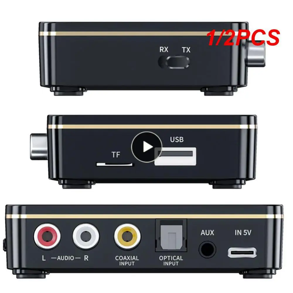 

1/2PCS 5.0 Audio Adapter 3.5mm AUX RCA Wireless Receiver Transmitter Optical/Coaxial Music Adapter For TV PC Car
