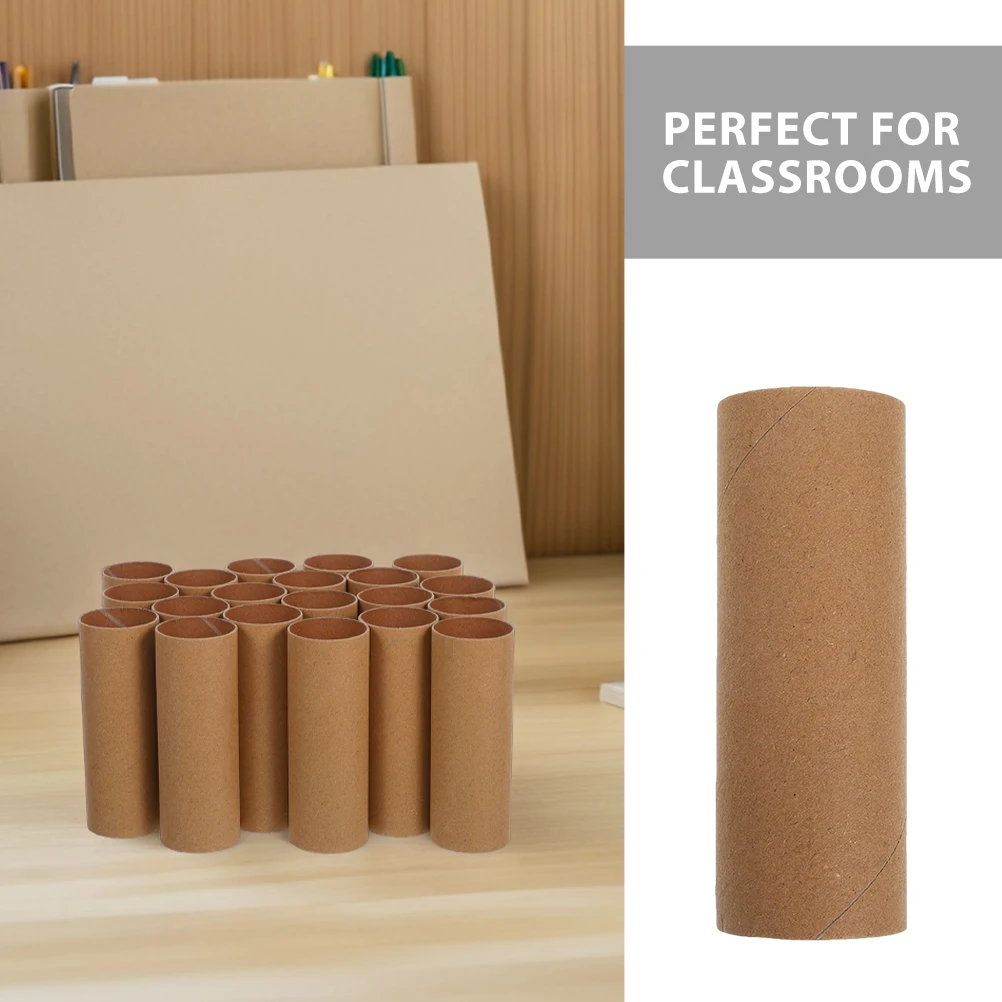 30pcs Cardboard Tubes For Craft 4.32x1.57 Inches Diy Empty Toilet Paper Rolls Craft Round Tubes For Kids School Classrooms Art