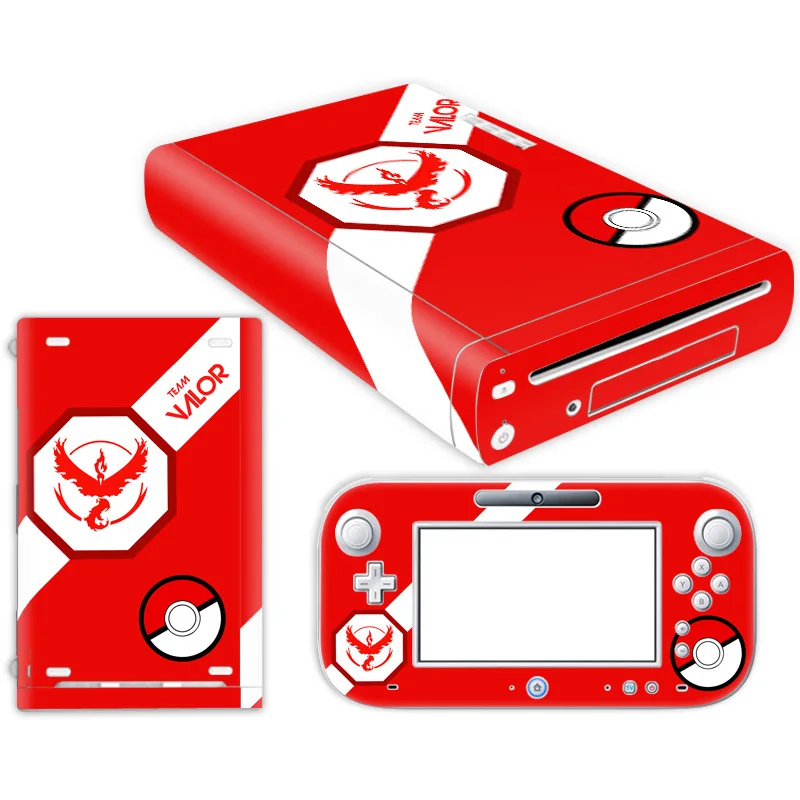 Hello Kitty Pikachu Simpson Vinyl Cover For Nintend Wii U Console Controller Decal Game Accessories For Wii U Skin Sticker 