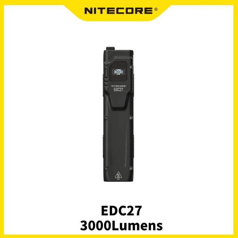 NITECORE EDC27 Flashlight 3000Lumens USB-C Recharageble Tactical
