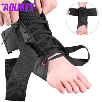 Sports Ankle Weights Support Bandage Soccer Braces Protector Orthosis Safety Fitness Tie Shoelaces Compression Sprain Prevention 1