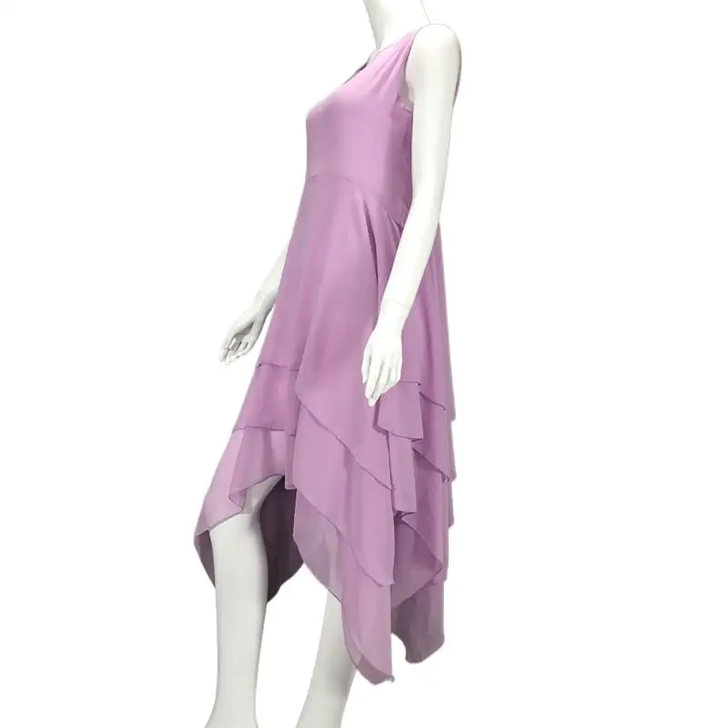 

Модель 2023 года, богемное шифоновое асимметричное платье-бабочка с каскадным рисунком, платья ninos, брендовые длинные черные платья