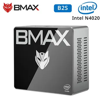 BMAX 미니 PC B2S 윈도우 11 OS 6GB RAM 128GB ROM N4020 마이크로 데스크톱 컴퓨터 듀얼 밴드 WiFi 미니 PC USB 3.0 블루투스 4.2
