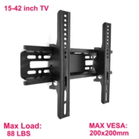 BEISHI TV Stand Adjustable Pitch Angle TV Stand TV Wall Mount Bracket 15-42 inch Universal Load Up to 40kg VESA 200mm*200mm