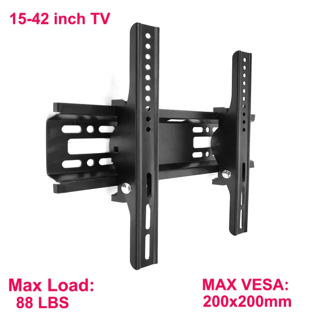 BEISHI TV Stand Adjustable Pitch Angle TV Stand TV Wall Mount Bracket 15-42 inch Universal Load Up to 40kg VESA 200mm*200mm