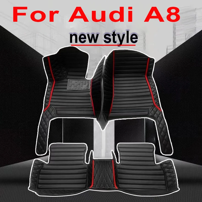 

Автомобильные коврики для Audi A8 D3 4E 2006 ~ 2010, ковер, роскошный кожаный коврик, прочный ковер, внутренняя часть, защита от грязи, автомобильные аксессуары