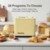 20-IN-1 Bread Maker, Dual Heater 2LB Bread Machine BPA-Free Material & Nonstick Ceramic Pan Compact Bread Maker Machines 4