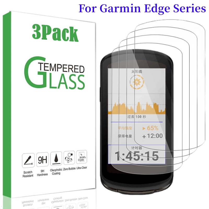 Vetro Per Garmin Edge1040 1030 820 830 840 520 530 540 Esplora 2 Gps Bicycle Cronometro Screen Protector Hd Clear Film Guard