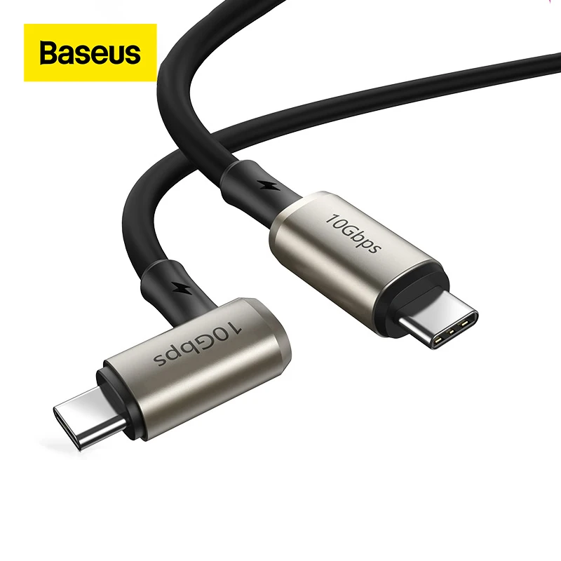 Baseus PD 100W USB C to USB Type C Cable for MacBook iPad Pro Fast Charge Quick Charge 4.0 Type C 3.1 HDMI-compatible Cable Cables Mobile Phone Accessories Phones and Accessories