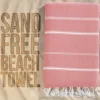 Turkish Beach Towel Oversized 100% Cotton Sand Free Lightweight Towel Absorbent Quick-Dry Beach Blanket Large Pool Bath Towels 2