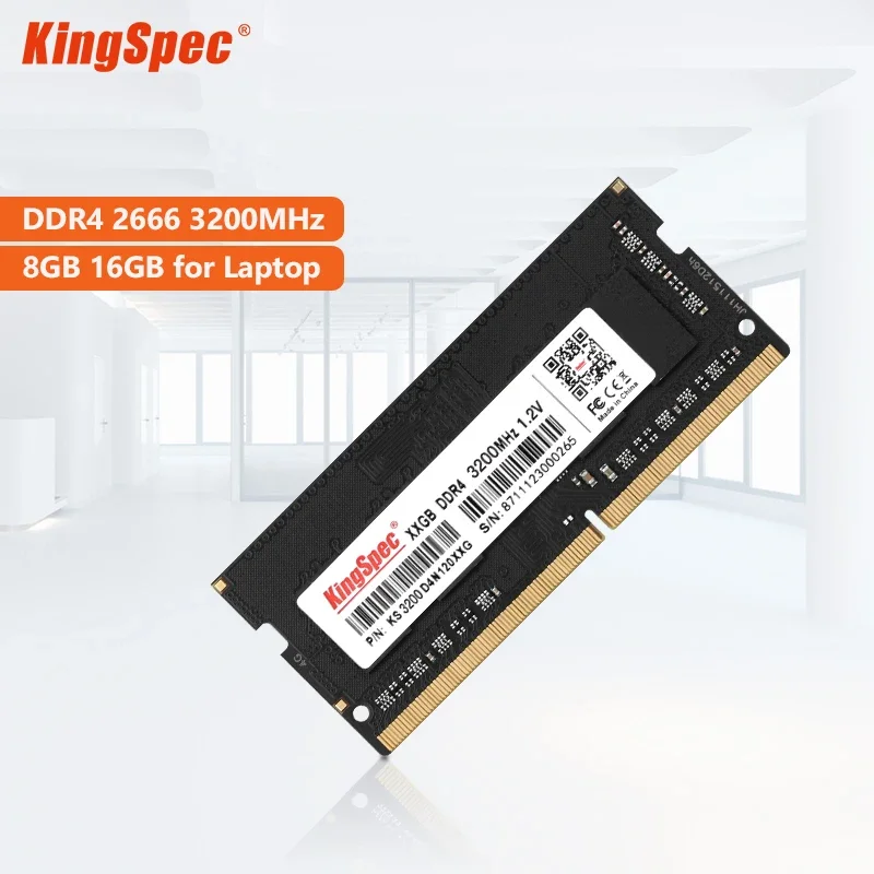 Kingspec-ノートブックメモリ,ddr4,8GB, 16GB, 32GB, 2666MHz, 3200MHz