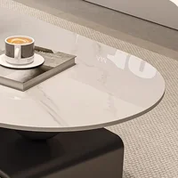 Table basse vintage de luxe, table basse moderne, table d'appoint tendance avec rangement, Mesa De Centro, meubles de salon 3