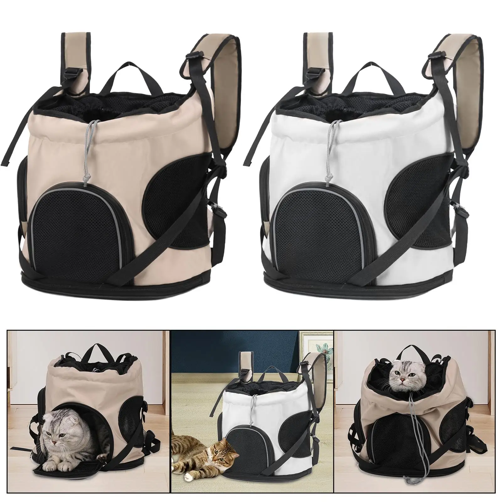Cat Backpack Carrier Pet Travel Transport Bag for Small and Medium Cat Bunny