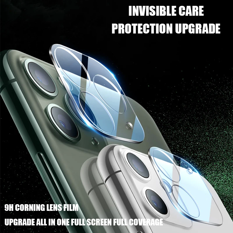Premium Camera Lens and Screen Protector - 3-Pack Tempered Glass Set