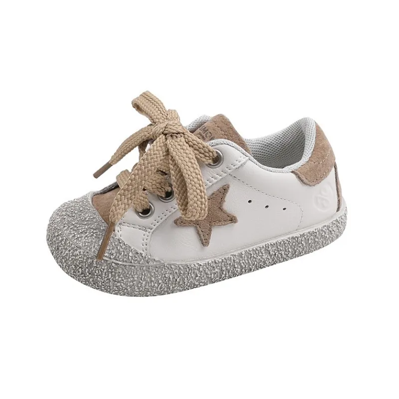 DIMI Spring/Autumn Boy Girl Toddler Shoes Fashion Soft Microfiber Leather Infant Sneakers Comfortable Non-Slip Casual Baby Shoes