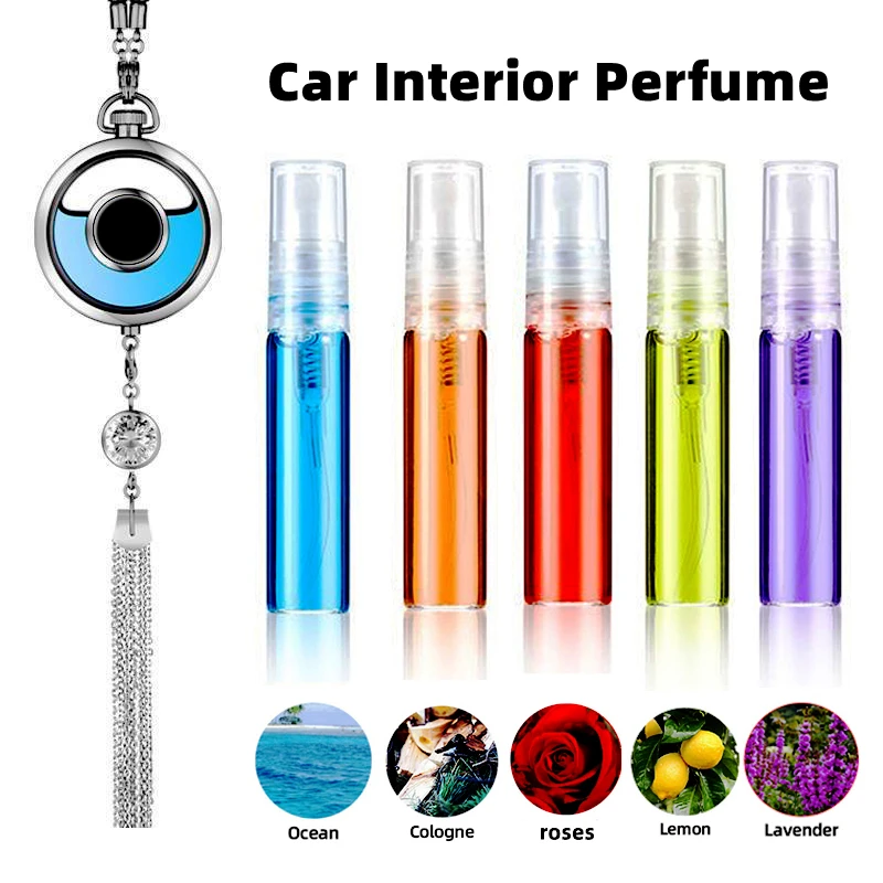 2pcs Car Perfume Refill Air Freshener Car Outlet Perfume Replenishment