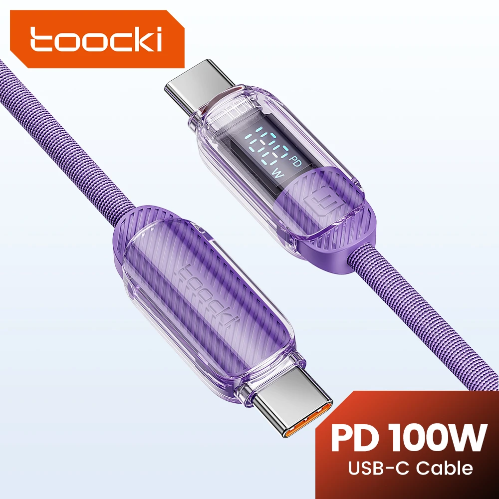 Toocki USB C to USB C Cable 100W za $2.60 / ~11zł