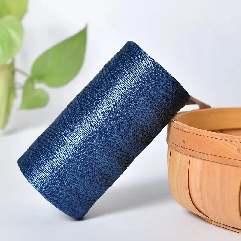 Ice Silk Thread for Summer Crochet – 250g Roll, 2.5mm Thick