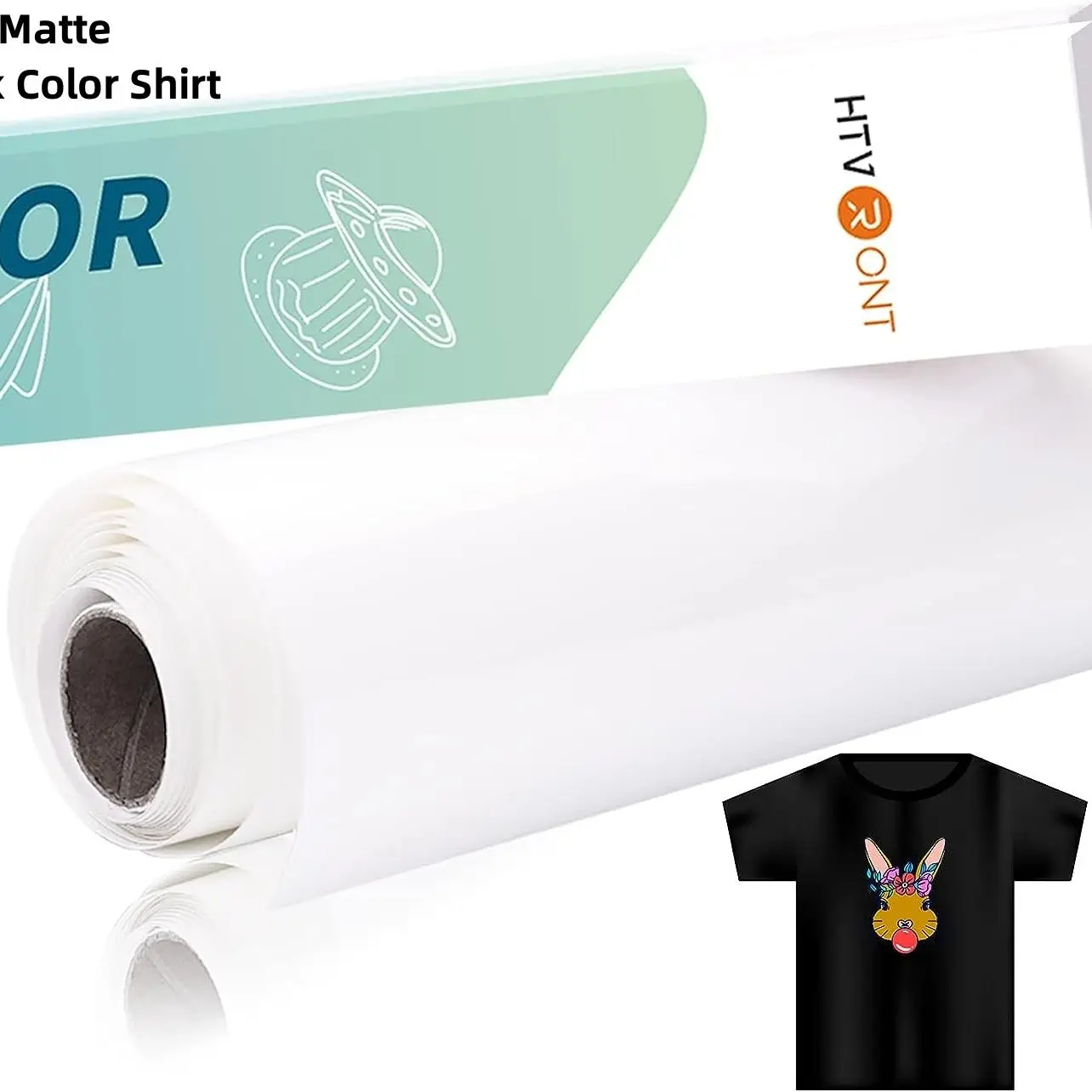  HTVRONT Heat Transfer Paper for T Shirts - 20 Pack Mixed Light  & Dark Iron on Transfer Paper,8.5 x 11 Printable Heat Transfer Vinyl for  Inkjet Printer, Durable & Easy to