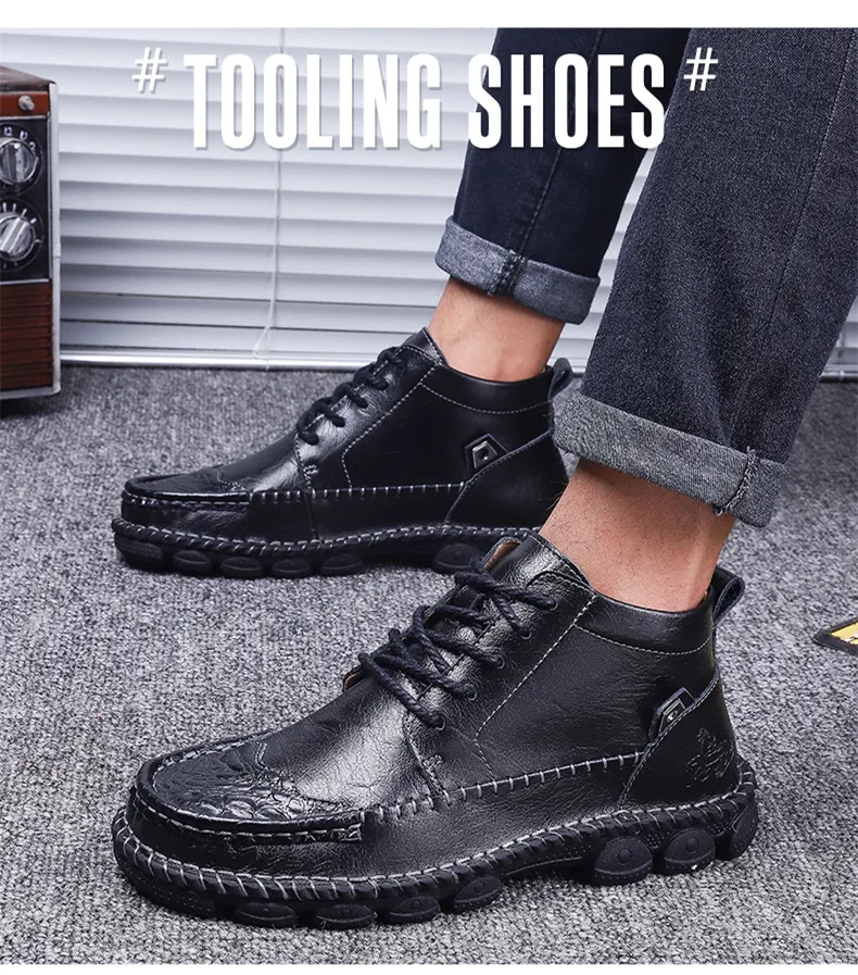 Men's Comfortable Rubber Ankle Boots