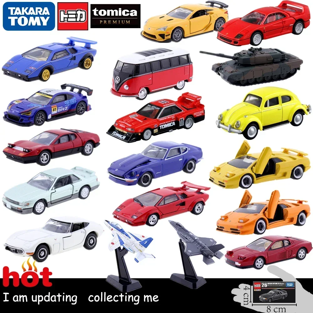 Takara Tomy Tomica mainan pesawat Tank mobil, kendaraan mobil