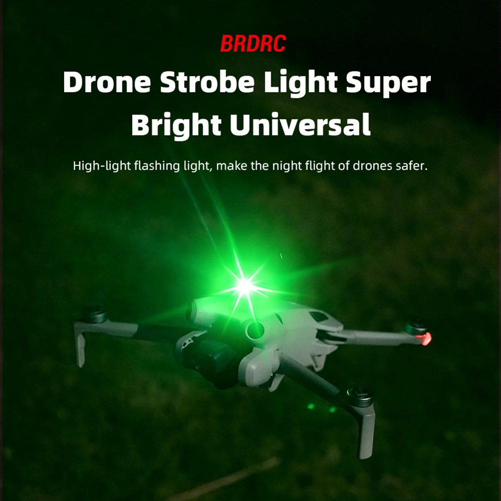 Description Picture 6 of itemBlinking LED Flash 300mAh Wireless LED Drone Strobe Light 3 Modes Anti-collision Warning Lamp for DJI Avata 2/ Mini 3/4 Mavic 3
