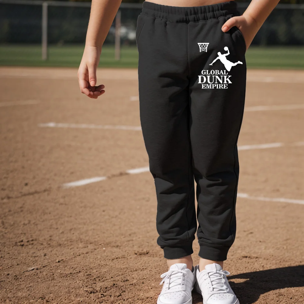 Quality Children's Trousers Outdoor Casual Pants Autumn/Winter Sports Basketball Sportswear Boys' Slimming Street Kid Clothing