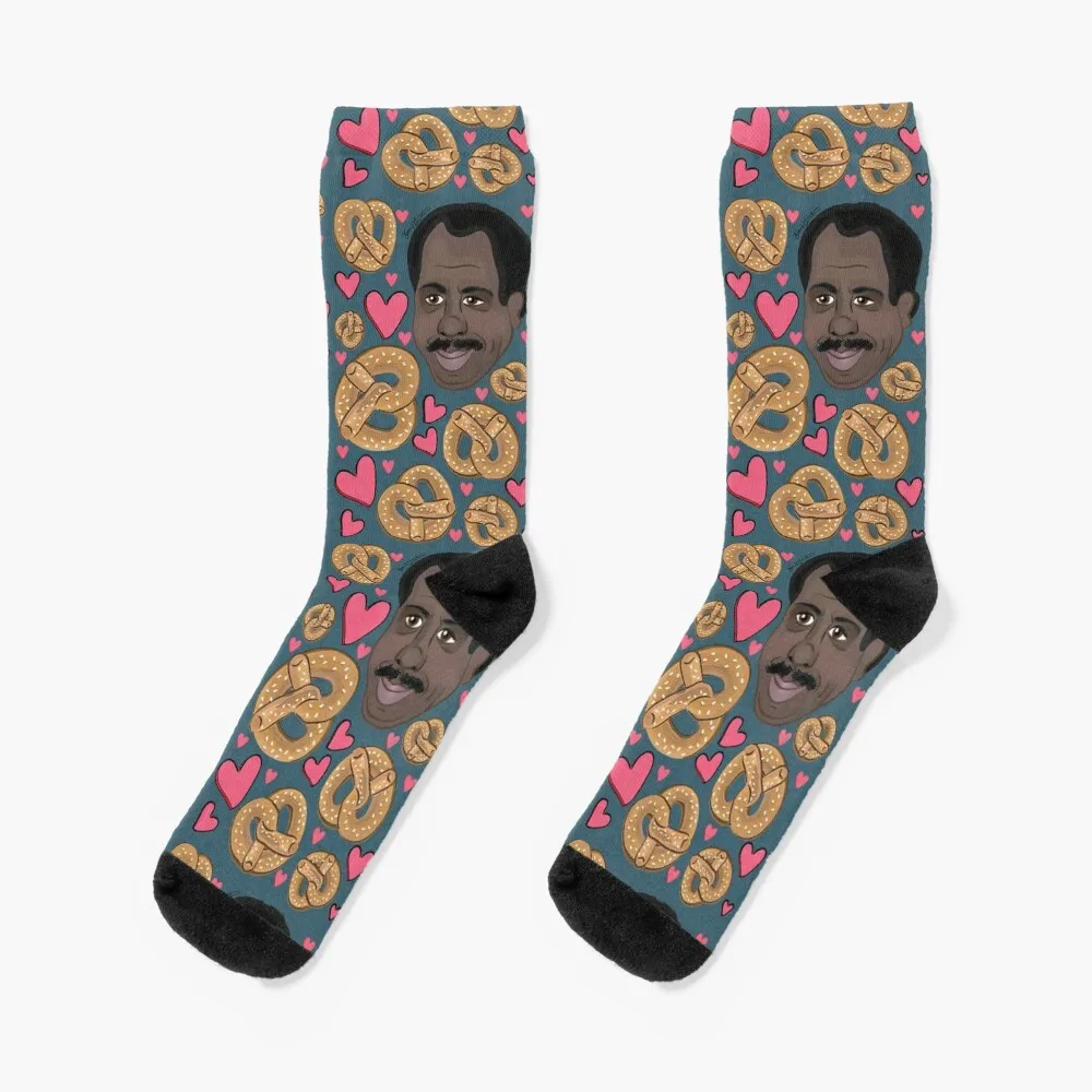 

For The Love of Pretzels Pattern Socks christmas gifts Children's New year's new in's Designer Man Socks Women's