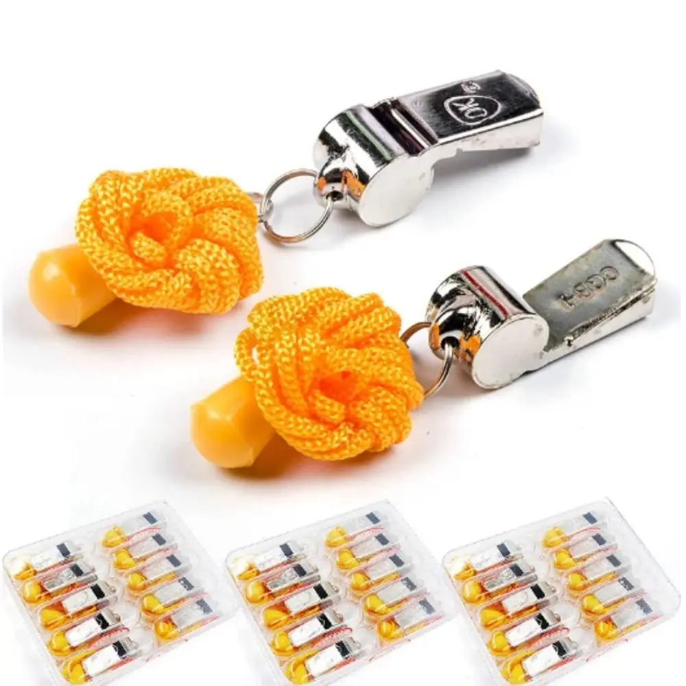 Fischietto In Metallo In Acciaio Inossidabile Sport All'Aria Aperta Nuovo Fischietto In Acciaio Inossidabile In Rame Metallo Ok Arbitro Fischietto In 