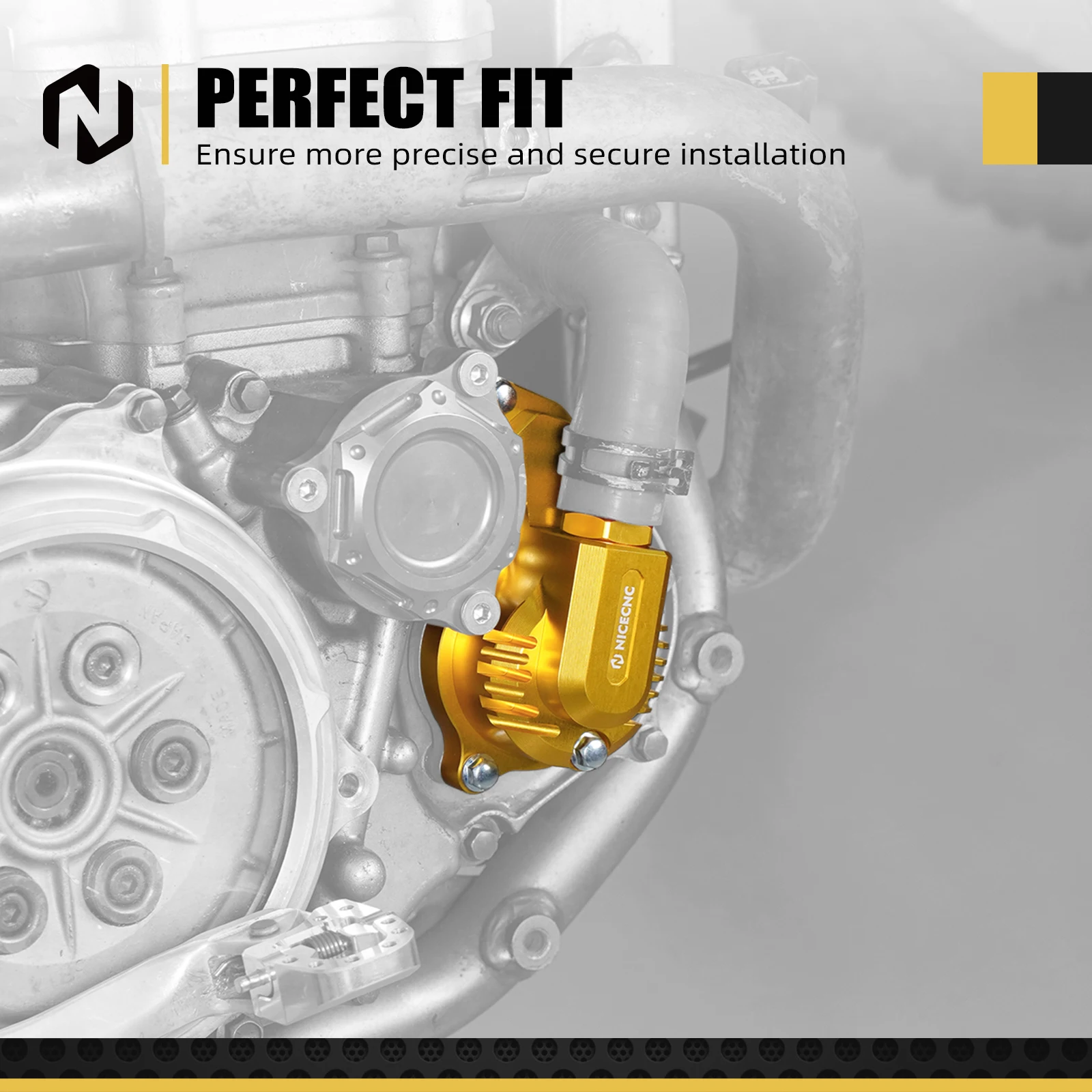 NICECNC Für Suzuki DR-Z 400 400E 400S 400SM DRZ400 DRZ400E DRZ400S DRZ400SM 2000-2024 2023 Motorrad Wasserpumpe Abdeckung Schutz – Detail 6