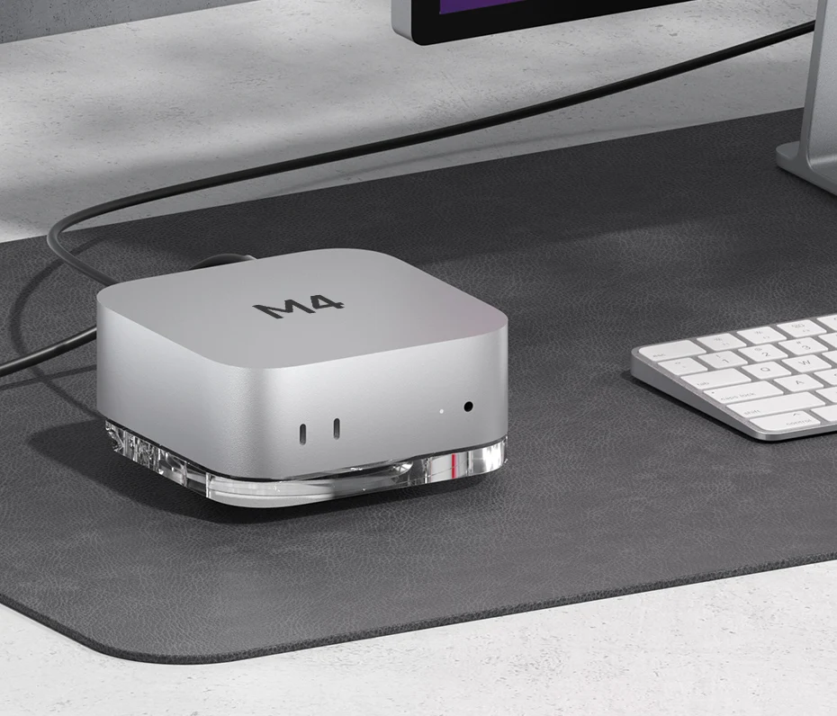 Transparent Dust-proof Stand for Mac mini M4/M4 Pro Hagibis