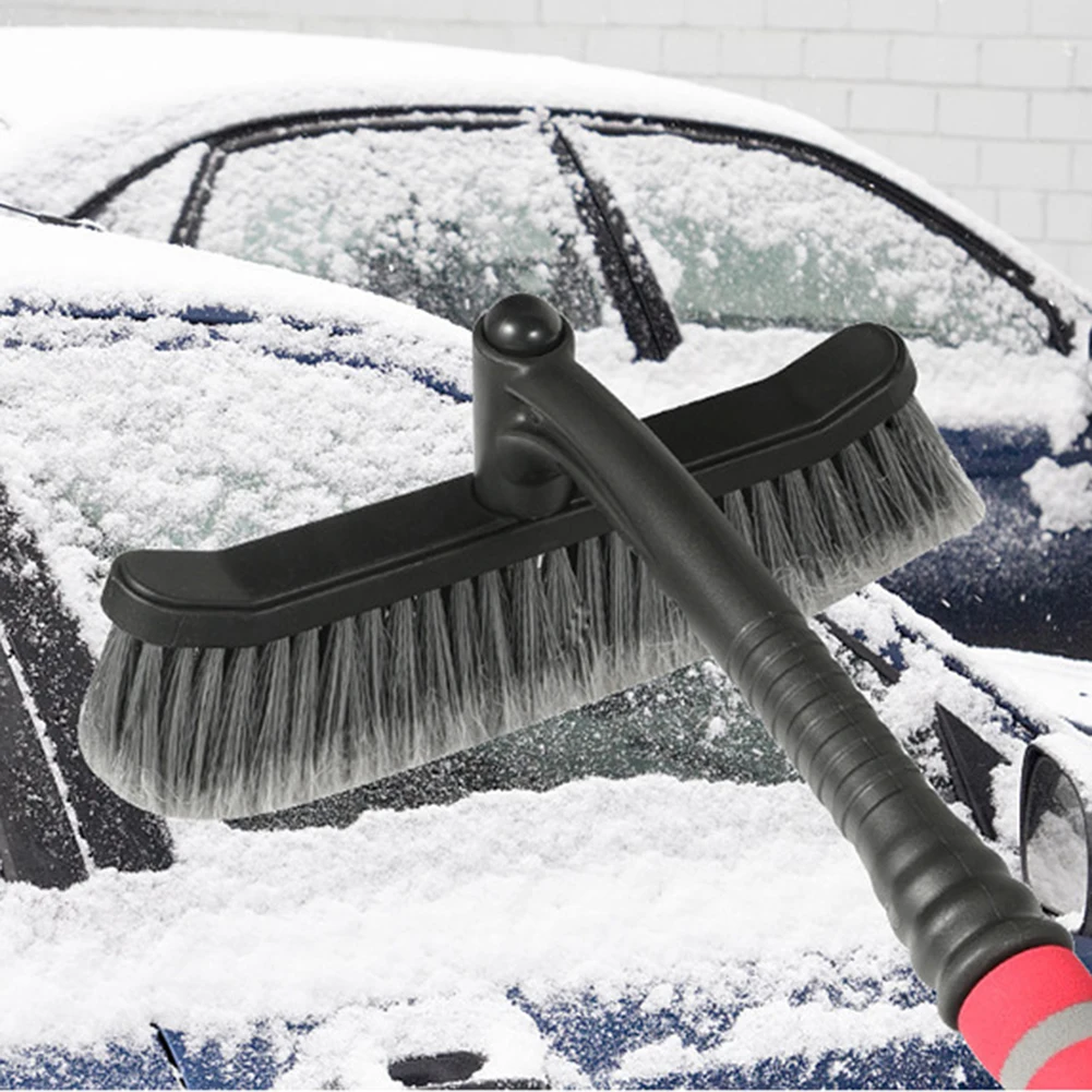 Windscreen Snow Brush with Ice Scraper Long Reach Handle for Car Lorry  Truck - AliExpress