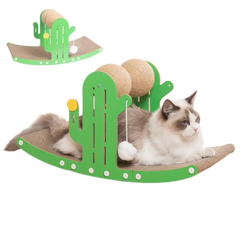 

Cactus Cat Scratcher pet Detachable Lounge Bed Multifunctional Scratching Post Cats Training Grinding Claw Toys for kittens pets