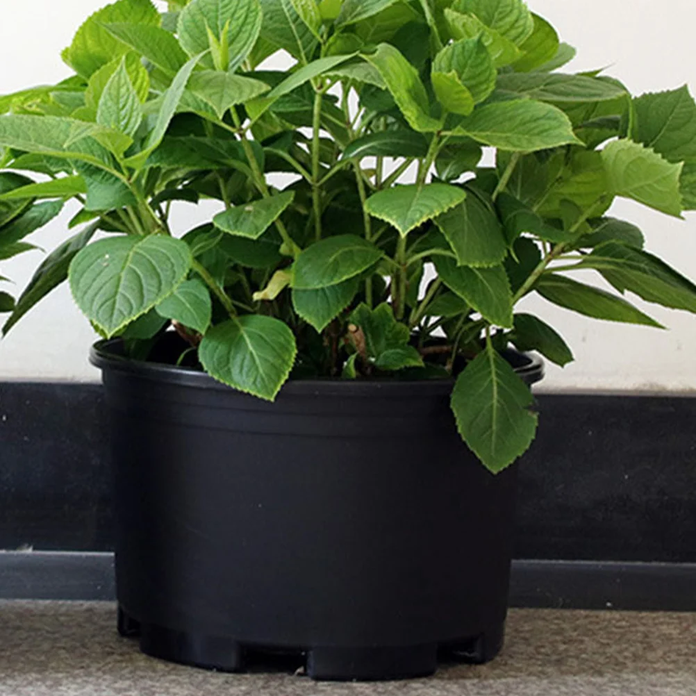 

Plastic Planter Flower Pot With Drainage Holes Large Size Plant Nursery Pot Succulent Pots Container Indoor Outdoor Garden Home